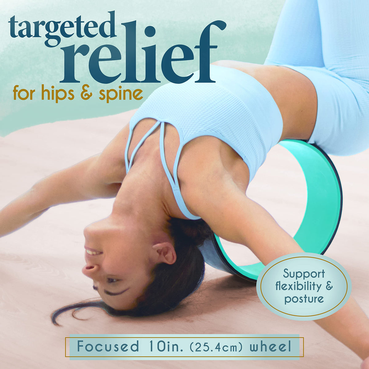 3 Piece Yoga Wheel Set for Back Stretching and Flexibility
