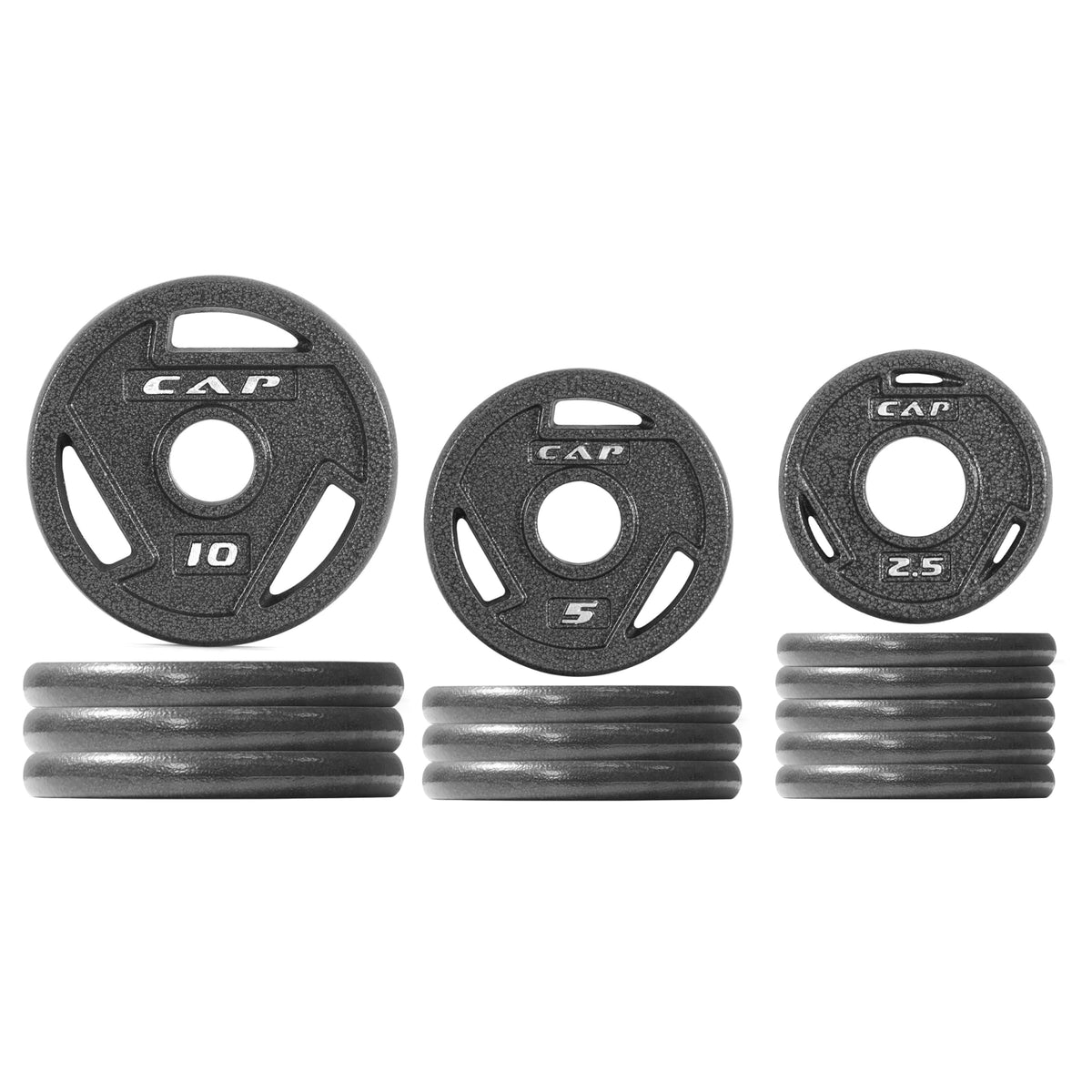 Olympic Cast Iron Weight Plate Set 75 to 285 lbs
