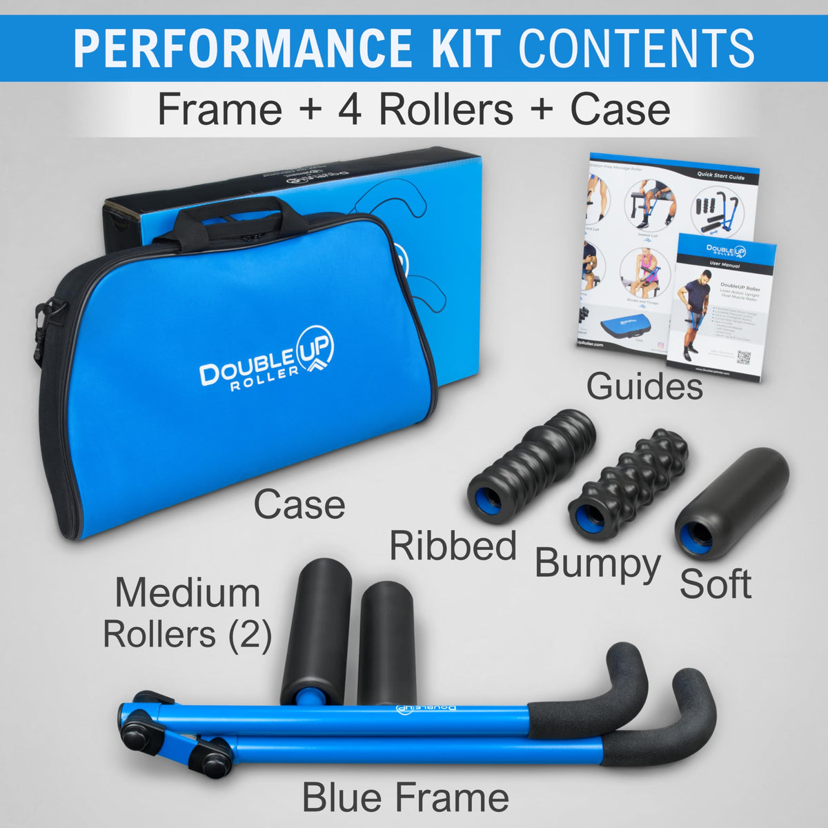 Muscle Massage Roller with Adjustable Pressure Control