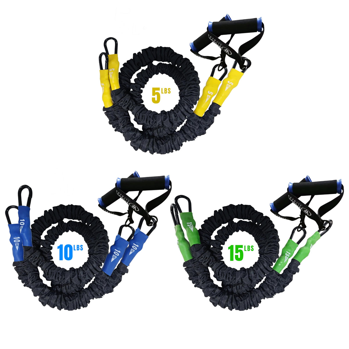Resistance Bands Set with Handles for Strength Training