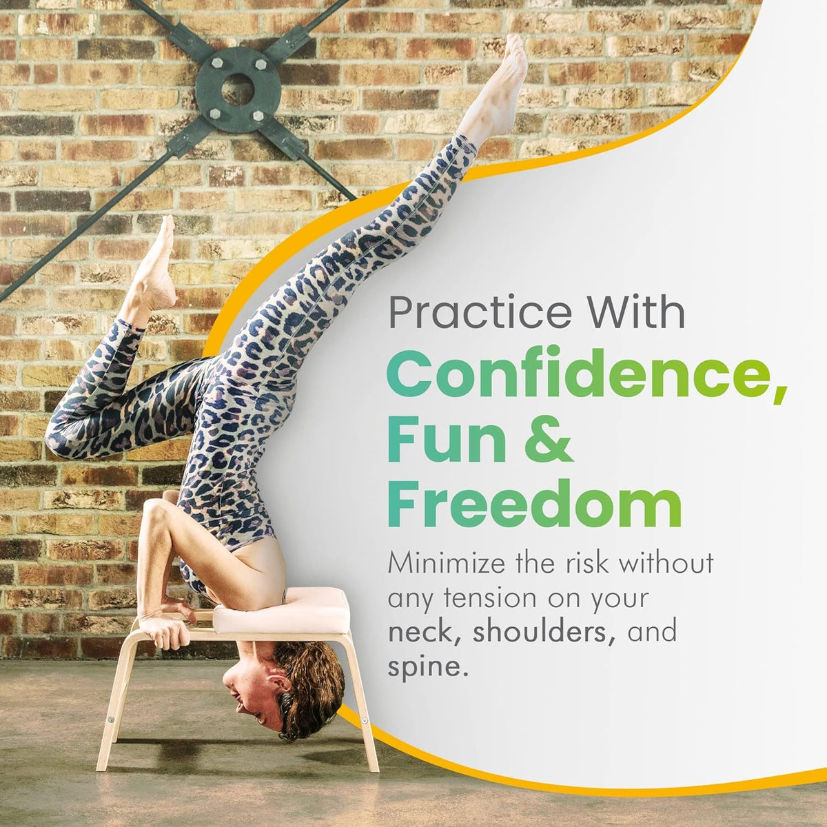 Yoga Headstand Bench for Inversion and Strength Training