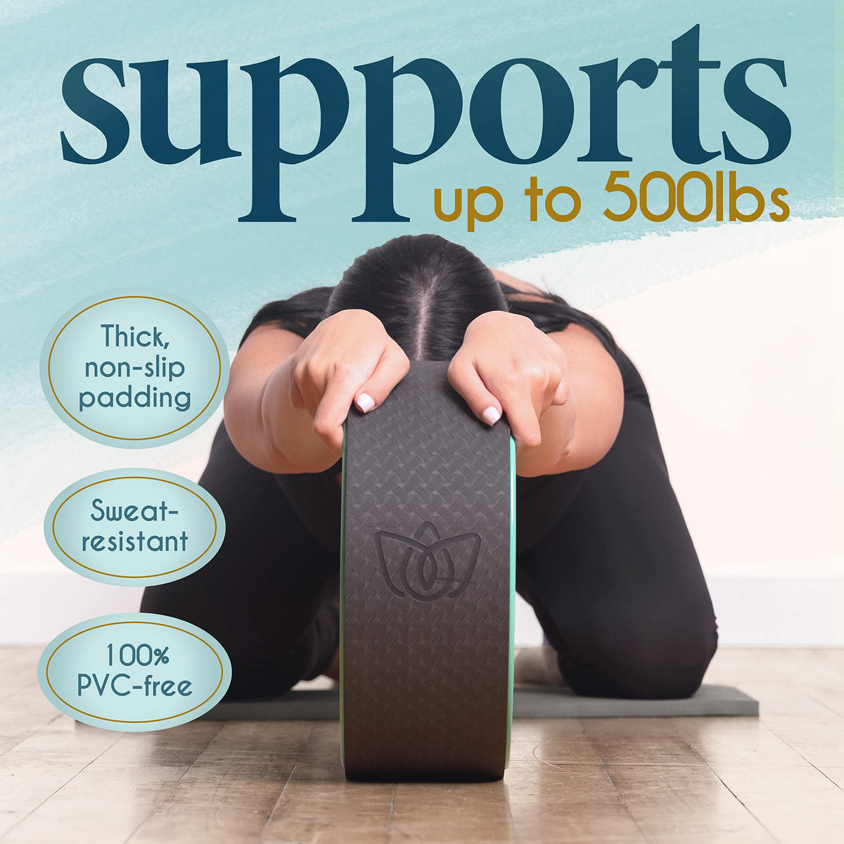 3 Piece Yoga Wheel Set for Back Stretching and Flexibility