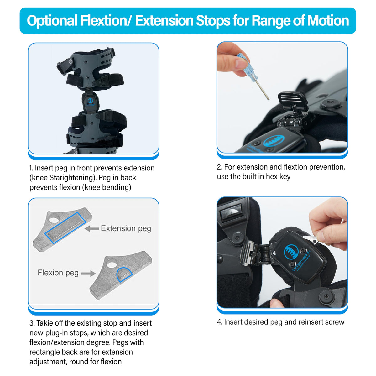 OA Unloader Knee Brace for Joint Support and Pain Relief