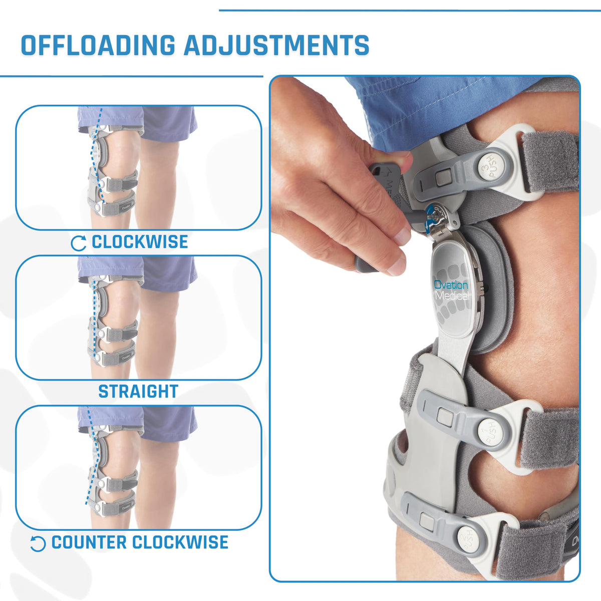 Lightweight Unloader Knee Brace for Arthritis Support and Pain Relief