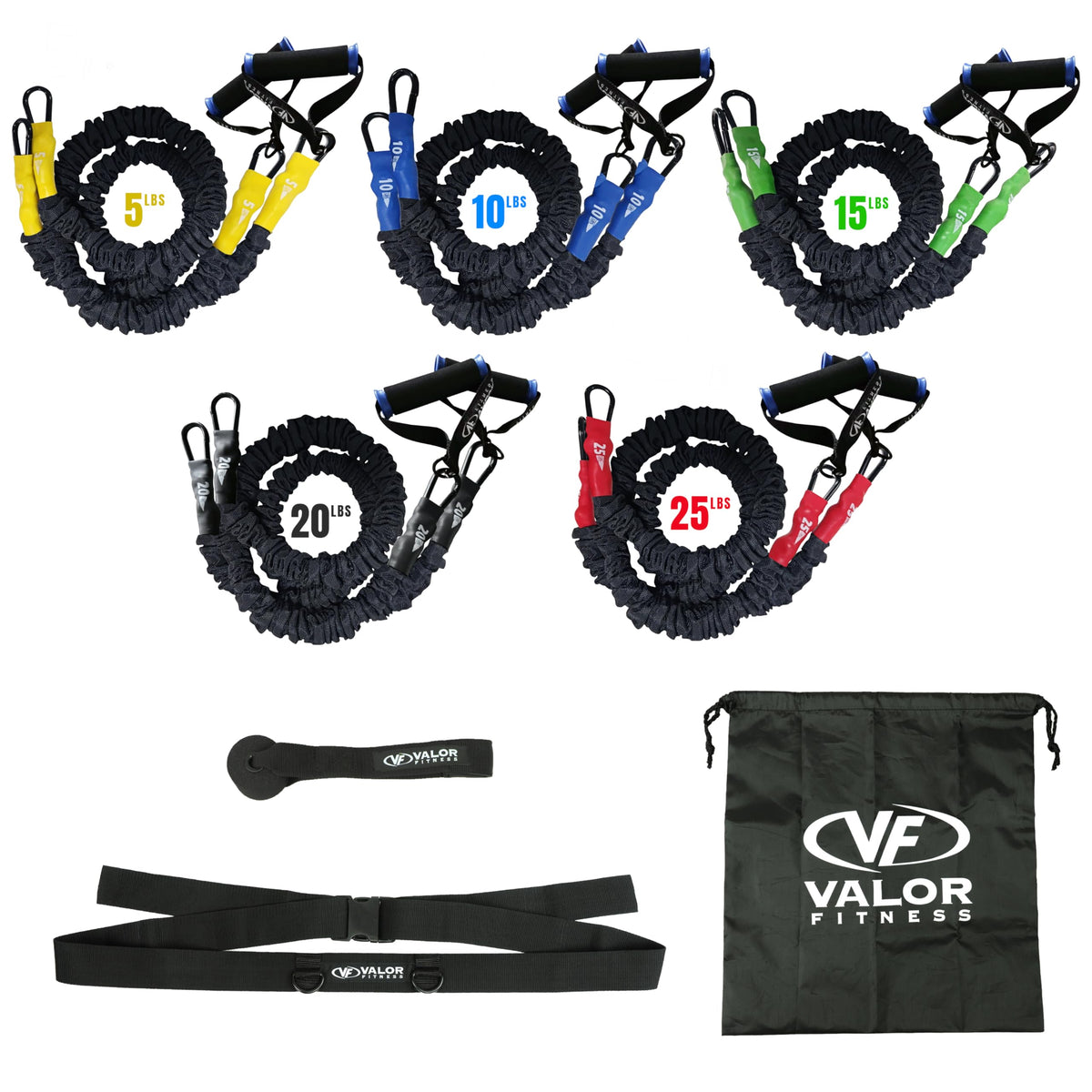 Resistance Bands Set with Handles for Strength Training