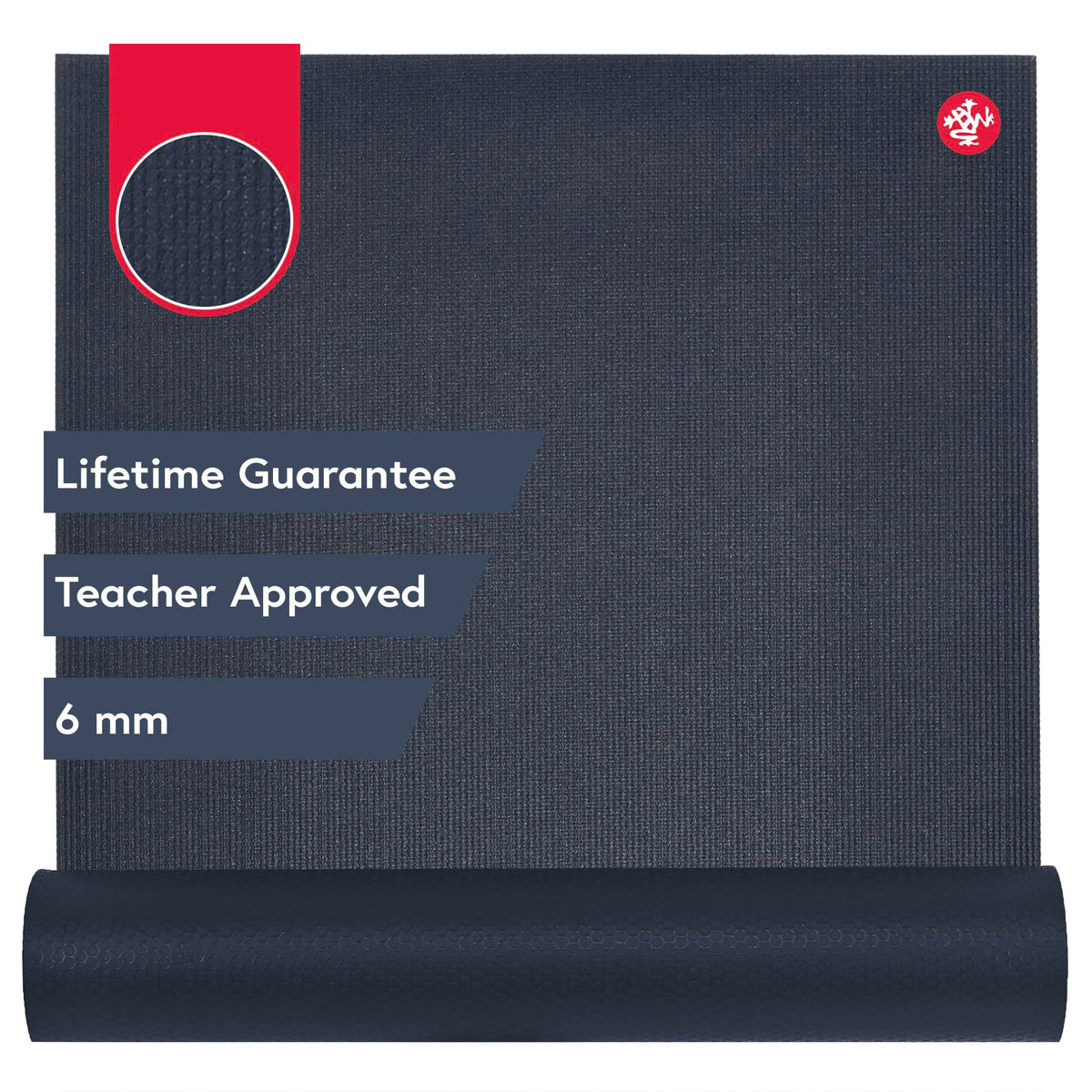 6mm Premium Yoga Mat for Cushioned Support and Durability