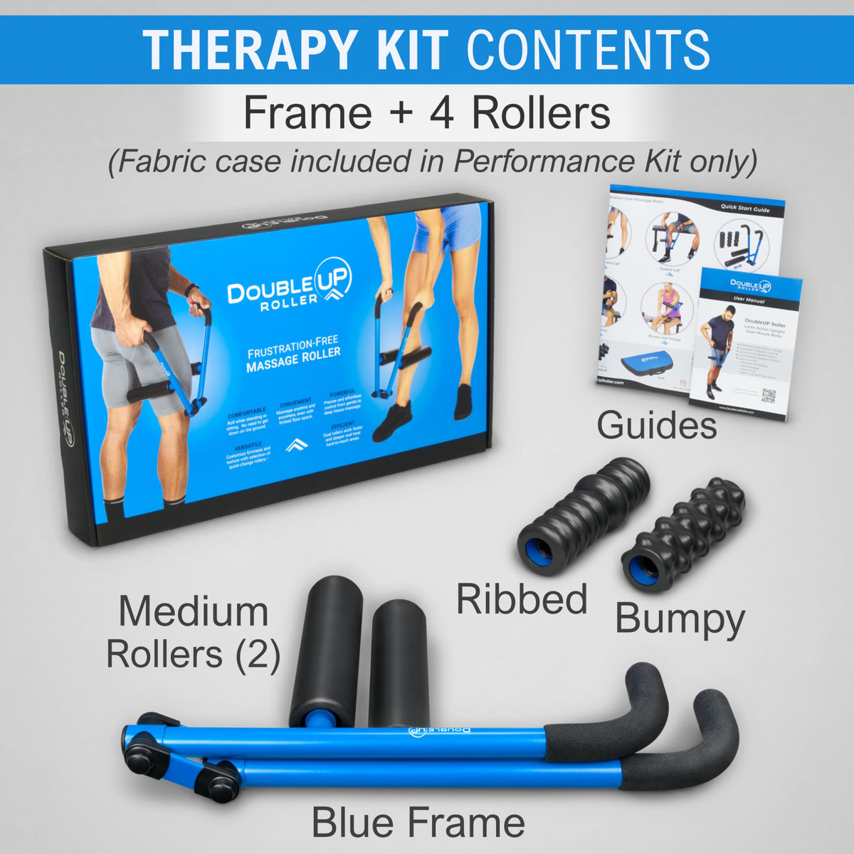 Adjustable Pressure Muscle Massage Roller for Deep Tissue Recovery