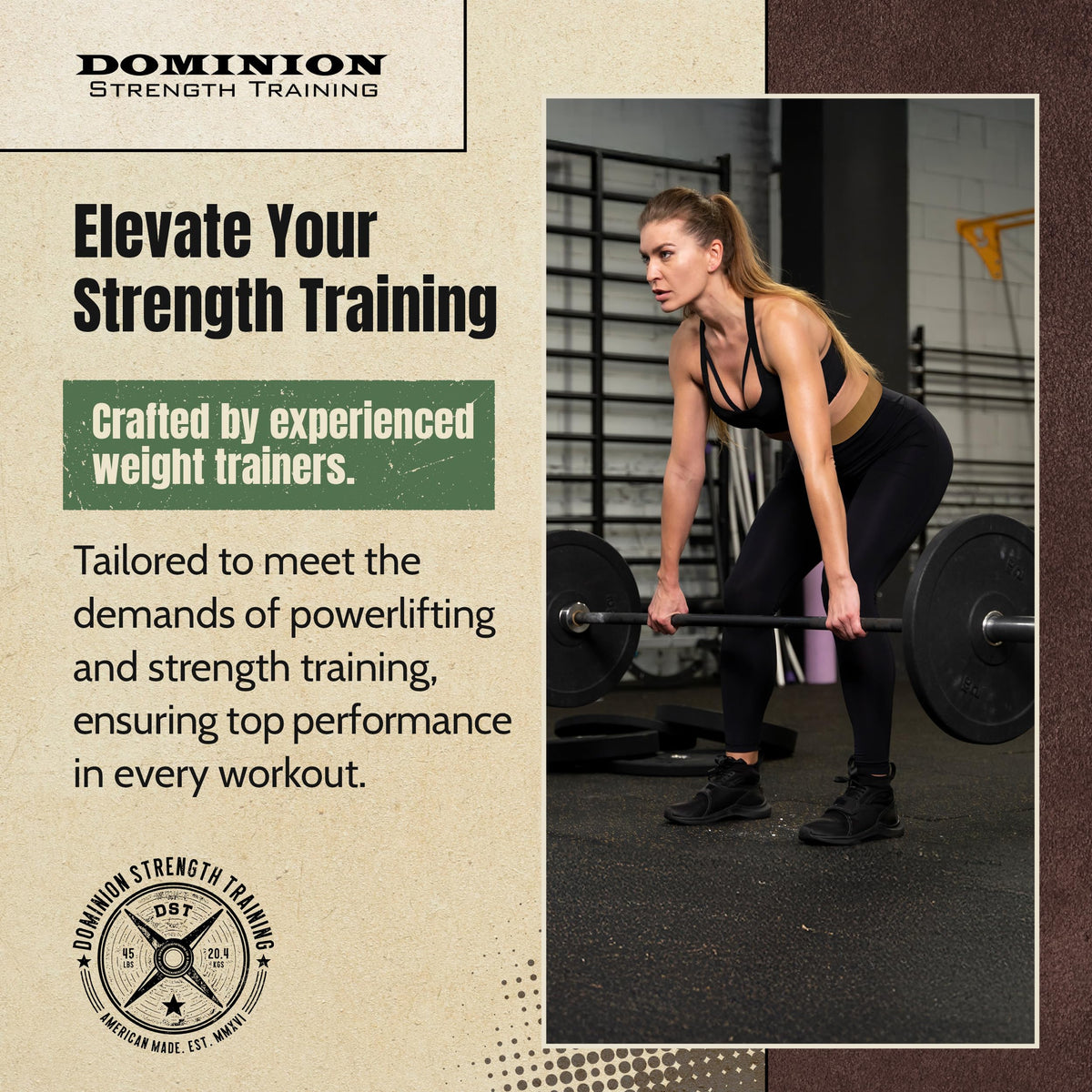 3 Inch Leather Weightlifting Belt for Powerlifting Support