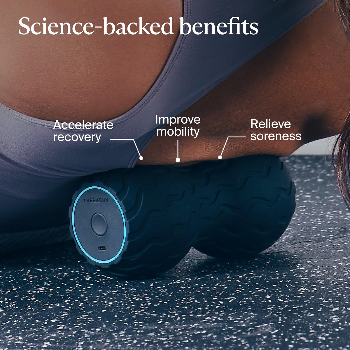 High Density Foam Roller for Large Muscle Recovery